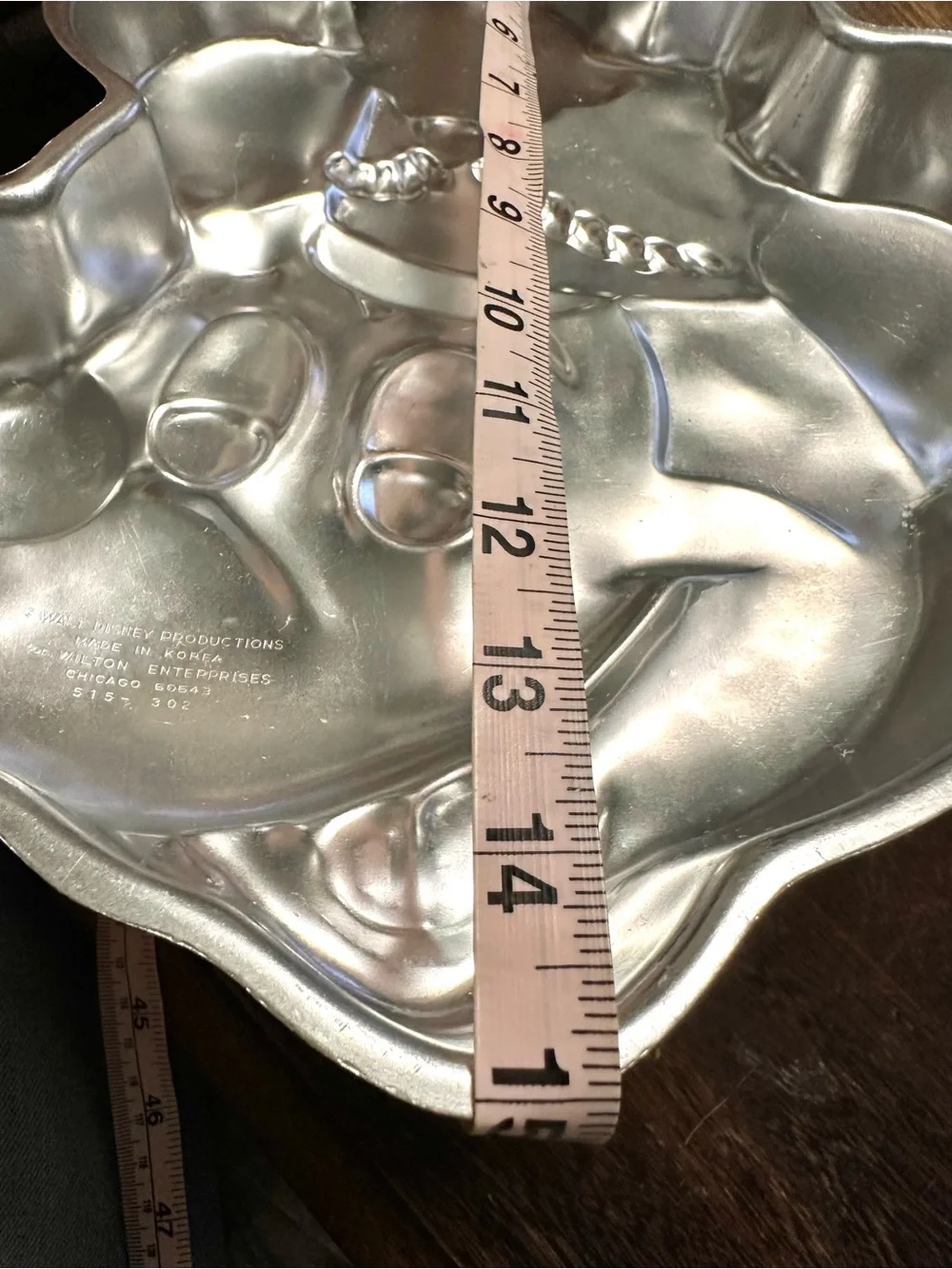 Vintage Walt Disney / Wilton Drum Major Mickey Mouse and Pluto Cake Pan Set